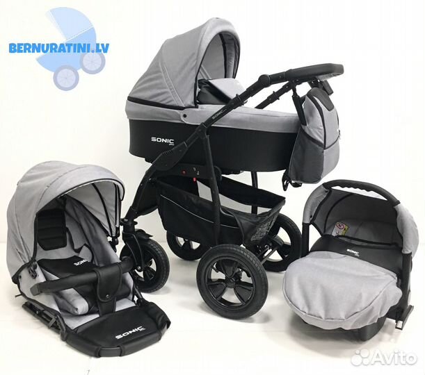 Коляска Verdi 3 в 1 Sonic Pro