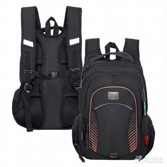Рюкзак молодежный 41 х 26 х 15 см, эргономичная сп