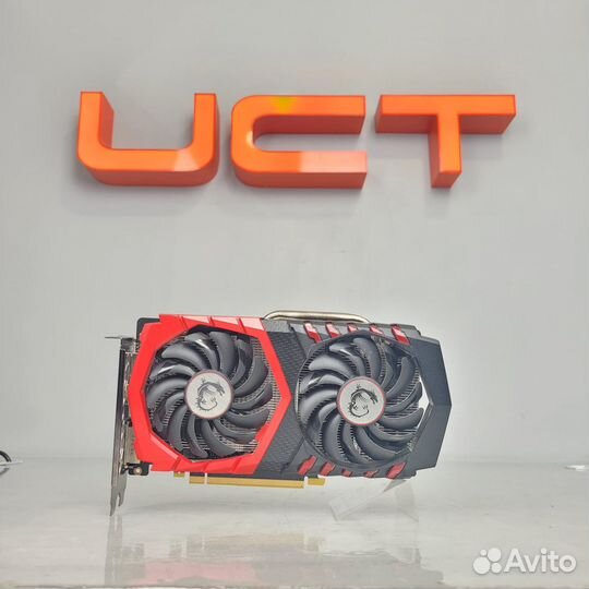 Видеокарта MSI geforce GTX1050 TI gaming X 4Гб