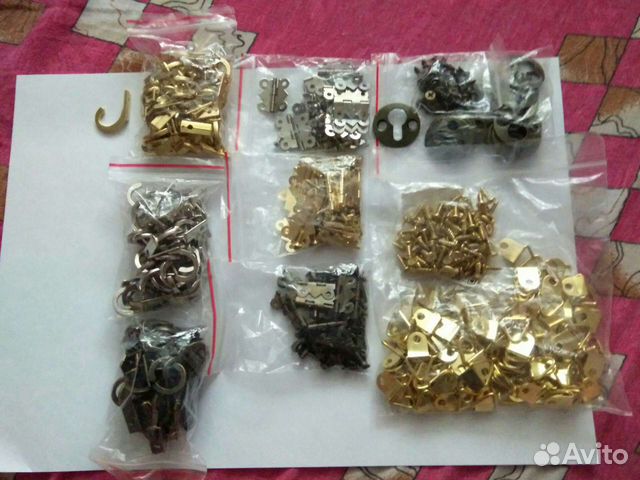 Фурнитура для фоторамок, ключниц, шкатулок с шуруп