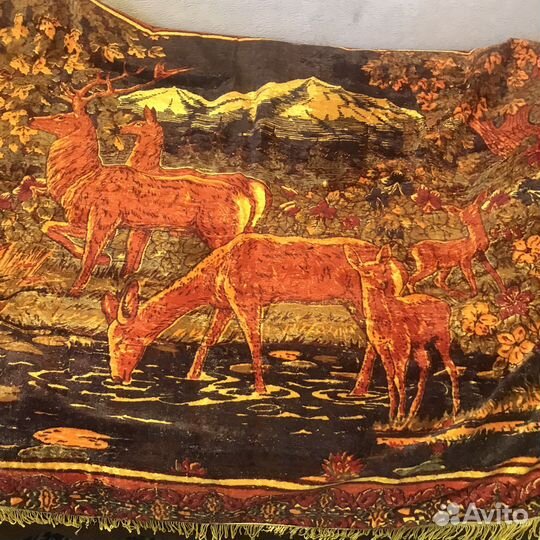 Покрывало плюшевое СССР