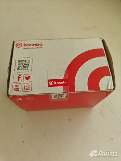 Дисковые тормозные колодки задние brembo P44013