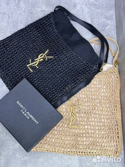 Сумка плетеная Saint laurent