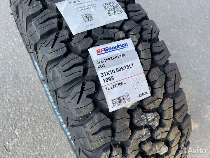 Bfgoodrich All-Terrain T/A KO2 31/10.5 R15 109S