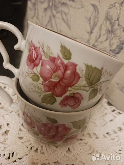 Чашки фарфор роспись СССР