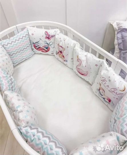 Бортики в детскую кроватку