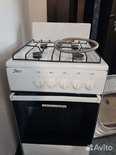 Газовая плита бу мойка нержавейка