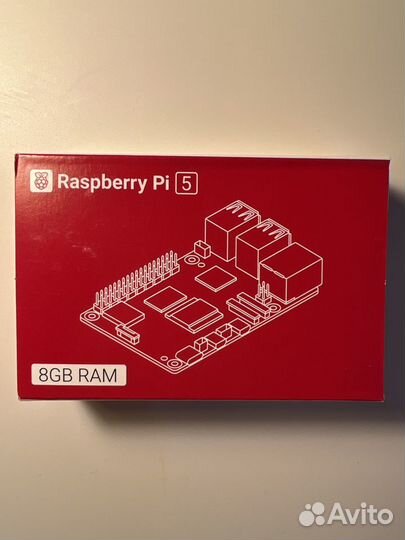 Raspberry pi 5 4gb 8gb + кулер + блок питания