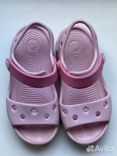 Детские сандалии на девочку Crocs c9