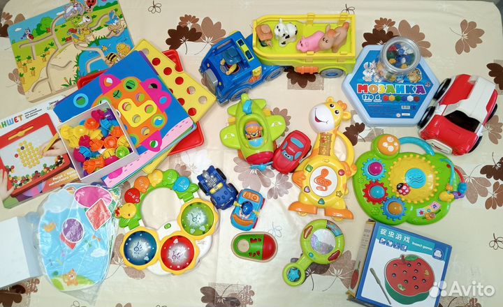 Большой пакет развивающих игрушек