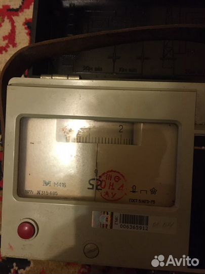 Омметр М416,измеритель сопротивления заземления