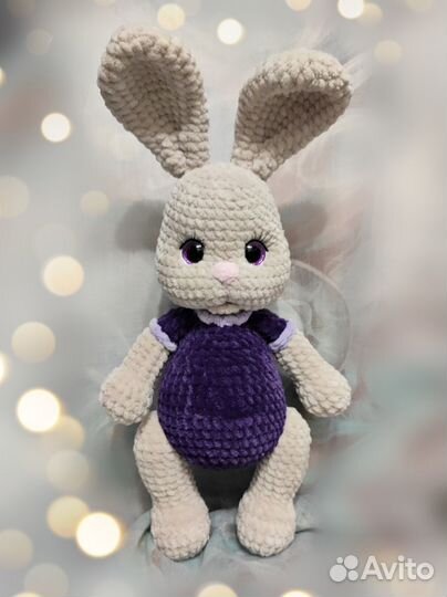 Вязаный зайка