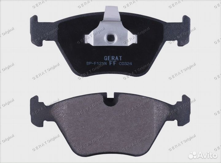 Тормозные колодки Gerat BP-F121N (передние) Normal