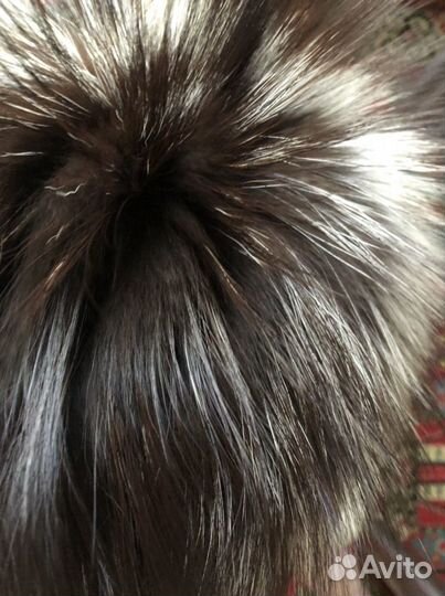 Шапка меховая чернобурка Новая