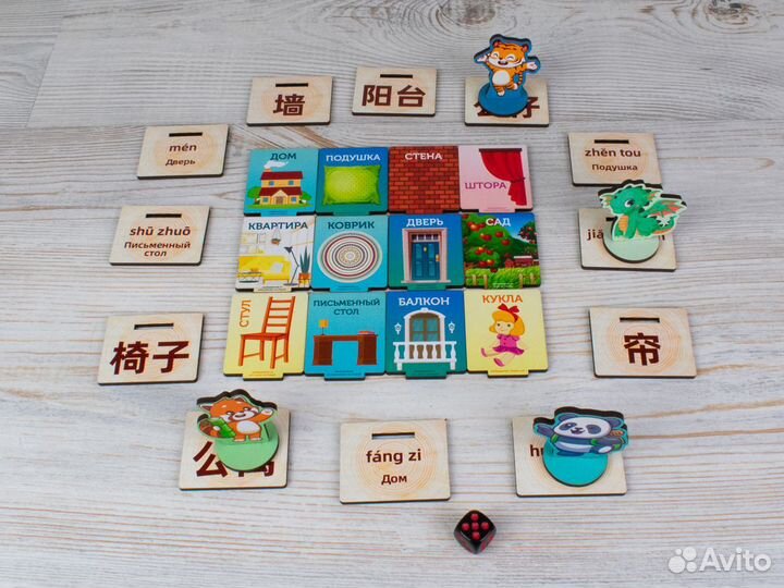 Карточки для изучения китайского языка, тема 