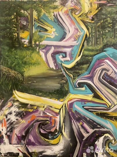 Интерьерная картина абстракция