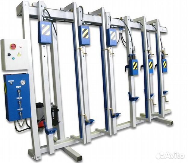 Гидравлический пресс для бруса и щита