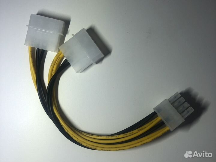 Переходник блока питания FinePower 2xMolex - 8pin