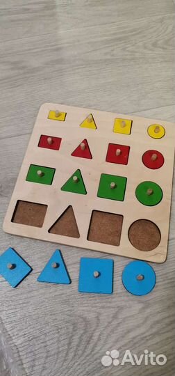 Деревянные развивающие игрушки