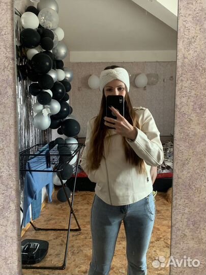 Повязка на голову вязаная