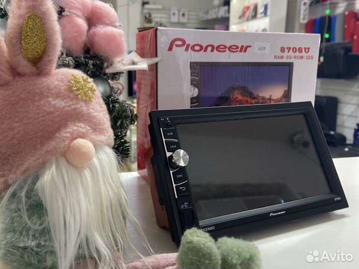 Автомагнитола Peoneer 7” 8706U (новая,гарантия)