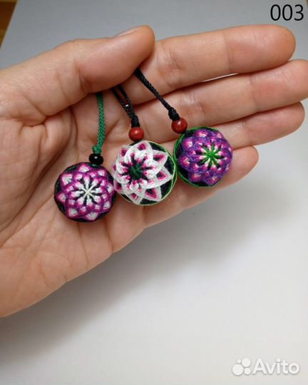 Брелок оберег новый темари-шар