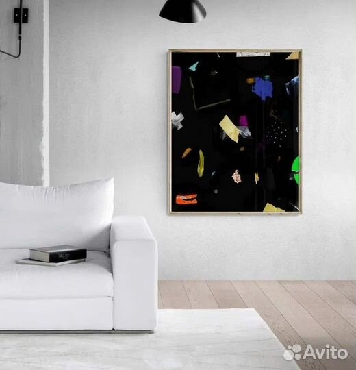 Стильная картина маслом на холсте для интерьера