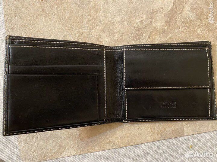 Кошелек мужской кожаный новый