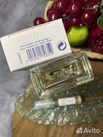 Loccitane Jasmin & Bergamot edt Отливант 5мл