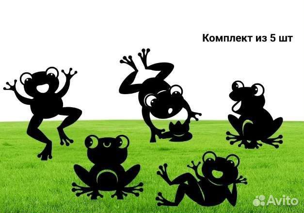 Садовые фигуры лягушки