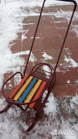 Детские зимние санки