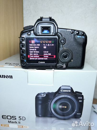 Canon 5D Mark II(50mm f1.8 STM) +32гб+Коробка+Сумк