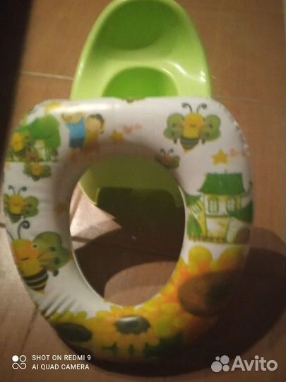 Горшочек детский и на него мягкое покрытие