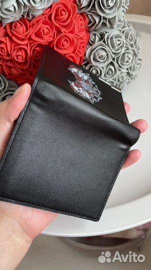 Бумажник тонкий с черепом