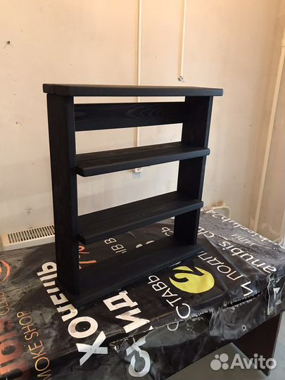 Полка настенная навесная массив