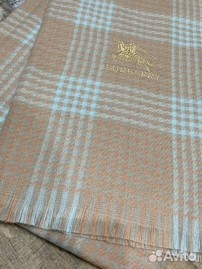 Кашемировый теплый шарф палантин Burberry