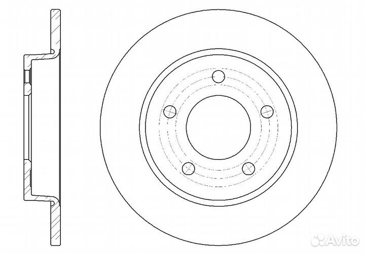 Диск тормозной G-brake GR-01437 GR-01437 G-brake