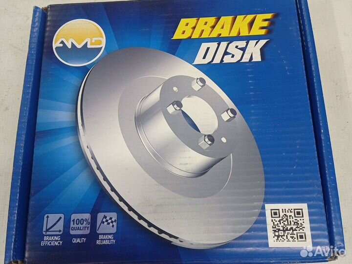 Диск тормозной передний Hyundai Solaris / kia rio