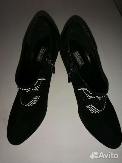 Ботильоны замша 39