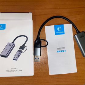 Карта видеозахвата Hagibis USB 3,0, 4K hdmi