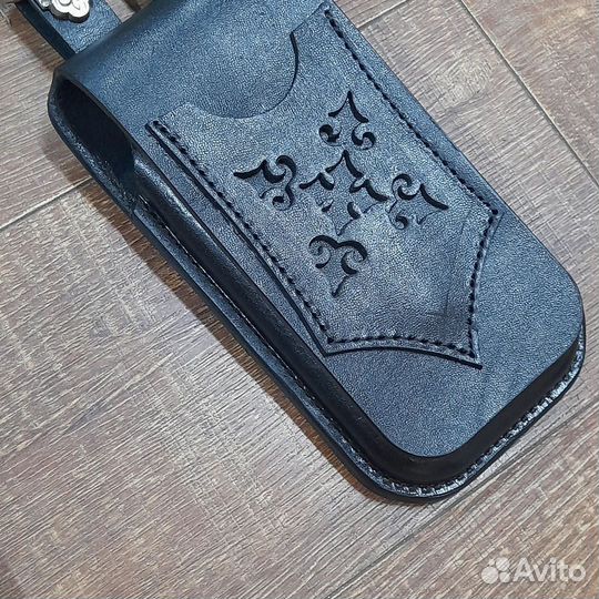 Кожаный чехол, чехол-кобура для телефона