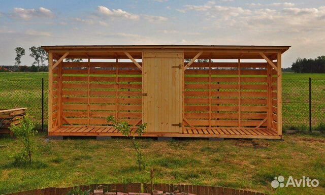 Хозблоки с дровником