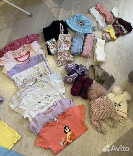 Детские вещи пакетом на девочку 98 104