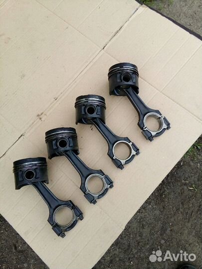 Мерседес 2,3д ом 601942 коленвал поршня с шатунами