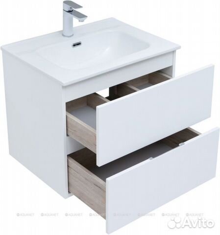 Комплект мебели Aquanet Алвита new 60 2 ящ. белый