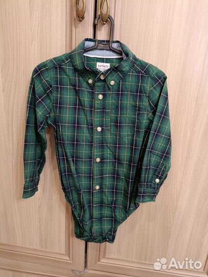 Рубашка боди carter's 24m