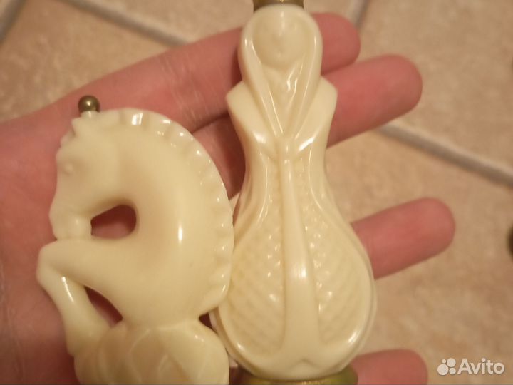 Шахматы СССР бакелитовые антиквар 1980