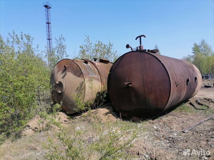 Емкости металлические бу 25 м3