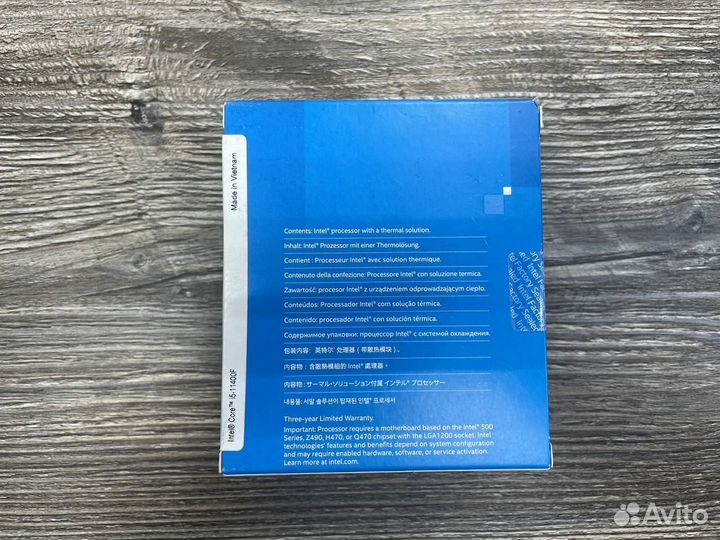 Процессор Intel Core i5-11400F, BOX