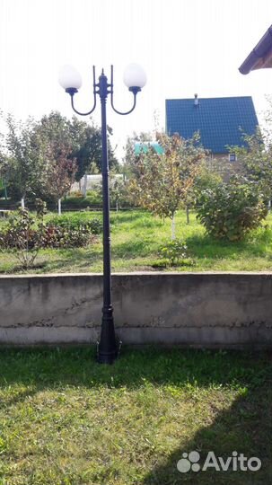 Светильник уличный фонарь столб